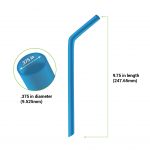 5.75" bent silicone straw diagram